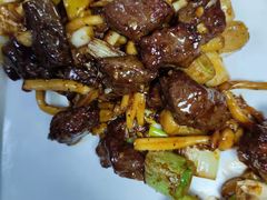 山菌葱爆雪花牛肉-尚一汤·粤菜海鲜(环球港店)