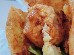 -小红车炸蛋葱油饼