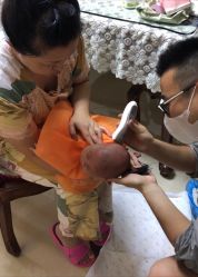 点击看大图 -龙文宝贝上门婴儿理发满月剃胎毛(总店)
