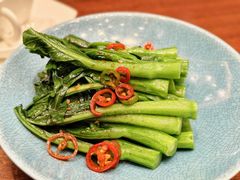 白灼菜心-明阁 Ming Court(广州朗豪酒店)