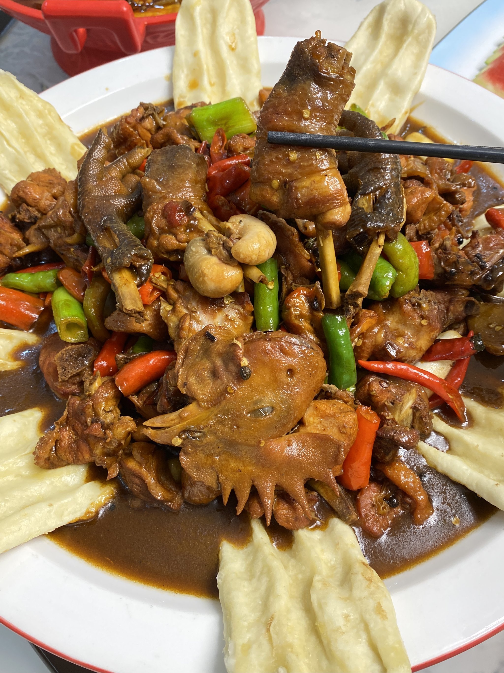 因为挚爱,所以选择花苑门挂子炒鸡