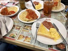 火腿多士炒蛋-黄恩记茶餐厅(杨箕店)