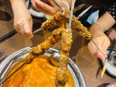烤羊肉串-快乐小羊·内蒙牛羊肉火锅(流花中心店)