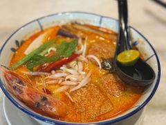 老虎虾海鲜咖喱面-何九海南茶店(鬼仔巷店)