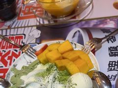 芒果抹茶捞粉-糖糖屋•糖水•雪花冰店(时尚天河店)