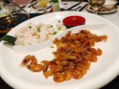 油爆虾拼虾仁-上海1号私藏菜(静安店)