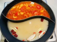 蕃茄鸳鸯锅-新辣道鱼火锅(西直门店)