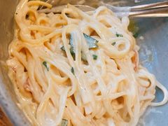 奶油培根半熟蛋意面-EN SPACE恩空间