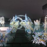蓝色的水上婚礼[加油][加油]