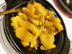 兰花蛋黄焗南瓜-若蘭慈·无国界素食料理(欢乐海岸店)