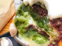 抹茶生乳かき氷-WONDER ICE 萬得冰田(建設路总店)