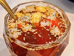 玫瑰红糖冰粉-黔派·贵州烙锅烤肉·米粉(车公庙店)
