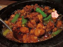 石锅杭椒牛蛙-桂满陇-西湖船宴(西单大悦城店)