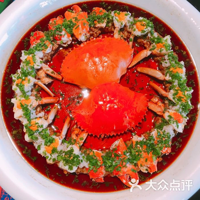 上海滩餐厅黑豚肉碎蒸膏蟹图片-北京本帮菜-大众点评网