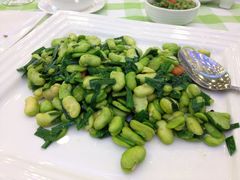 韭菜炒毛豆米-快乐海鲜城(虎泉街店)