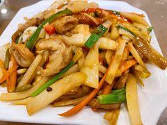 猪大肠炒自家腌笋-大唐靓汤江门私房菜(景田店)