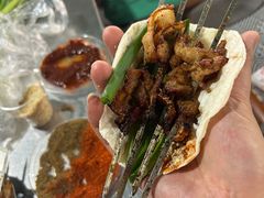 -万家乐带皮五花肉烧烤(临淄大院店)