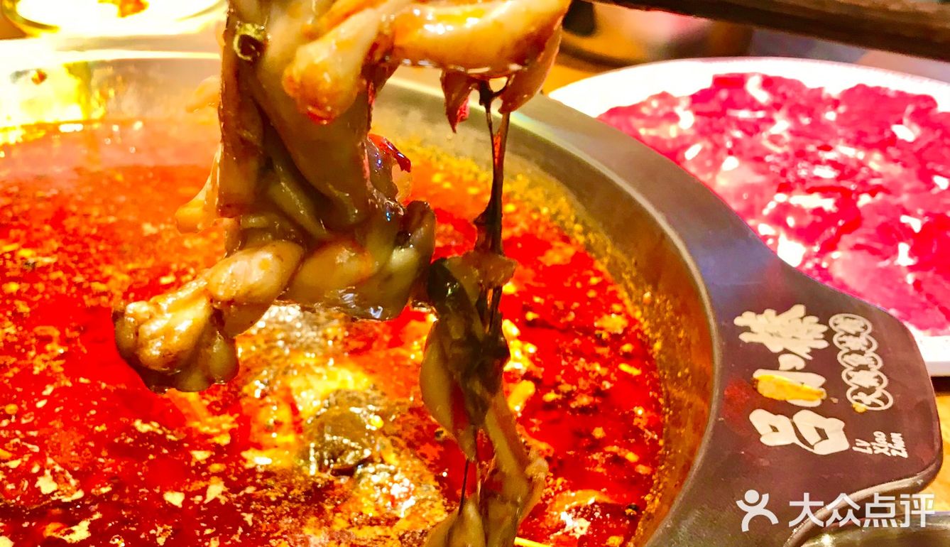 首尝花刀乌鱼🐟鲜掉眉毛还得吕小榛鱼蛙火锅❗️