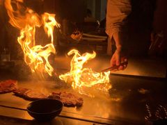 澳洲谷饲原切西冷牛排-盛焰铁板烧(王府井店)