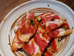 黑胡椒秘制肥牛-明洞阿姨·韩式酱蟹烤肉·创意料理(三元桥店)