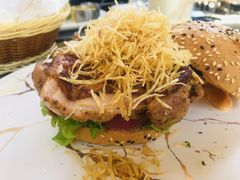 BBQ鸡腿汉堡-Lets burger非常汉堡·环球风味(蓝色港湾店)