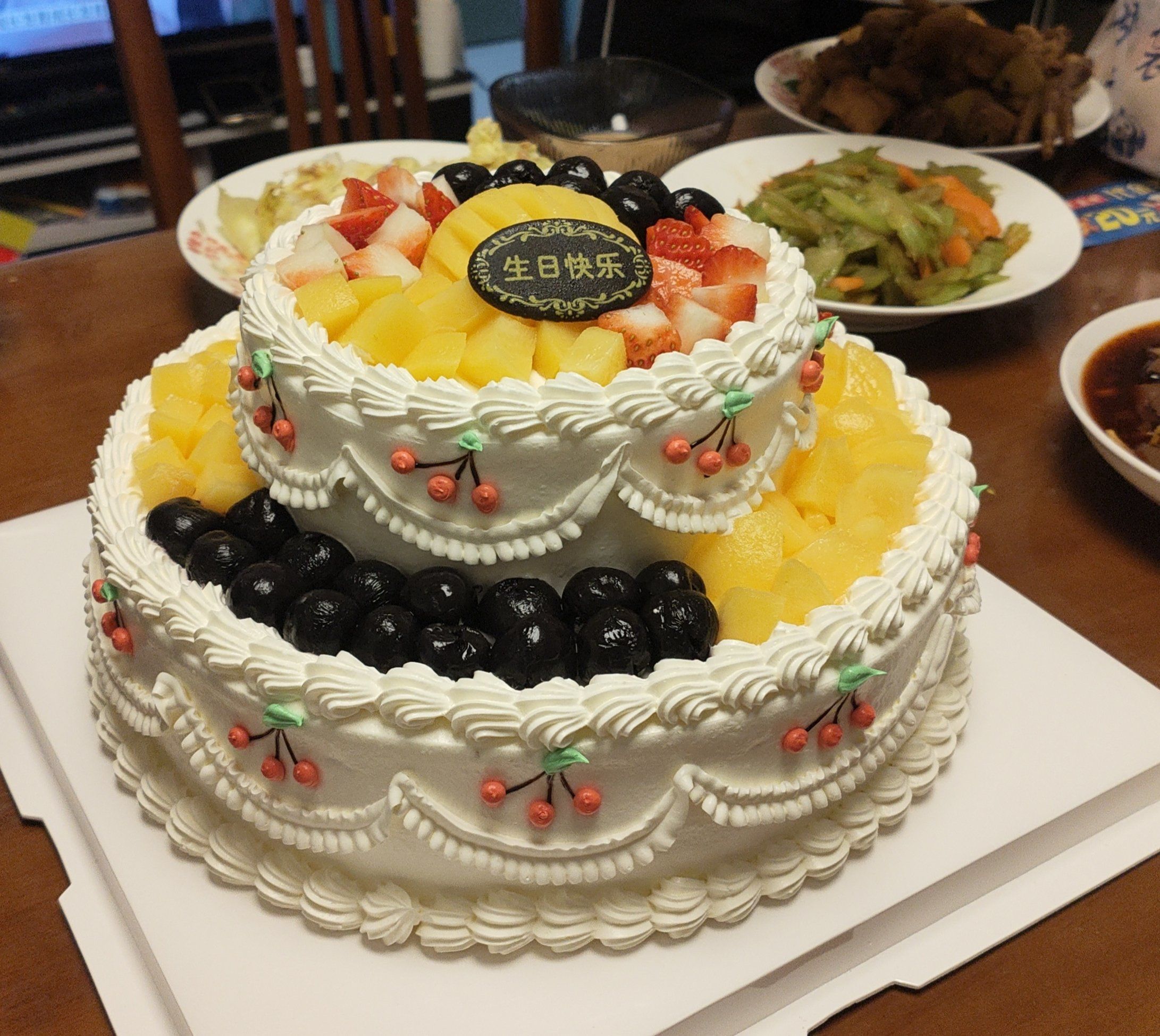 城市尝鲜计划水果双层蛋糕