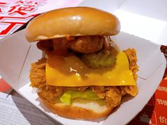 脏脏芝士鳕鱼鸡腿堡-肯德基(天鹅湖万达店)