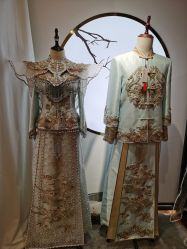 -懿沉香中式嫁衣礼服秀禾服龙凤褂马来褂旗袍总店