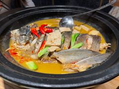 古法鲜辣砂锅鱼头-7017浙菜•建德味(中财店)