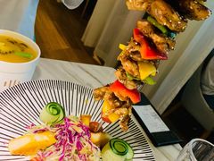凯撒炭烤鸡肉串-蜜桃花开·中西融合菜E&W(南长街店)
