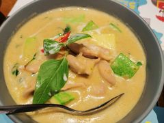 中部绿咖喱鸡肉-帕蓝·暹罗料理(曲阳店)