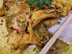 海鲈鱼骨椒盐-叶氏大快活酒楼·佛山老字号