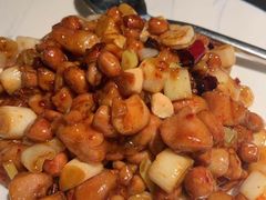 宫爆茄香虾仁-赠李白·如诗的川味(余杭万达广场店)