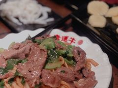 湿炒牛河-幸运牛汕头小黄牛牛肉火锅(梅林店)