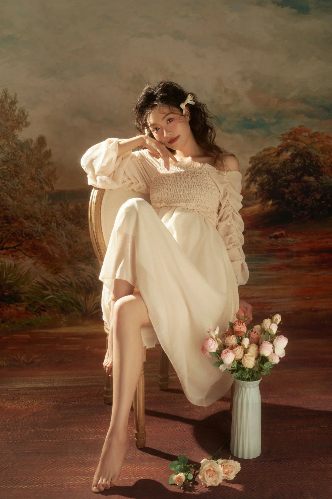 油画风孕妇照 孕妇写真