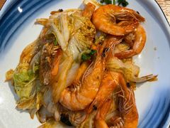 大虾烧白菜-1937青岛老味道·海肠捞饭·青岛菜(大鲍岛栈桥店)