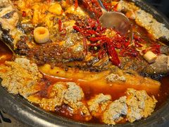 -探鱼·鲜青椒爽麻烤鱼(天一广场店)
