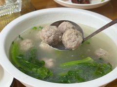 肉丸汤-芦茨金富饭庄·25年老字号·专做稻草鸡