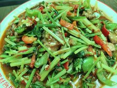 毛芹菜拌面-托克逊老四号餐厅