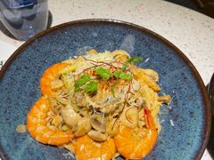 芝士蘑菇鲜虾意大利面-BE BRIGHT KITCHEN(正佳广场店)