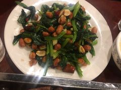 果仁菠菜-玫瑰红烤羊排(北新桥三条店)