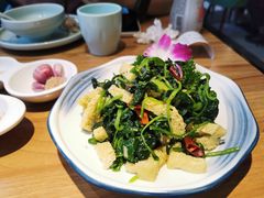 菠菜拌面筋-品回味清真西北楼(宁波首店)