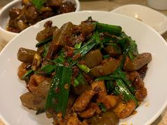 魔芋炒板筋-小雅木姜子烤鸡·贵州菜(鸿通城店)