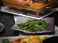 虾酱炒通菜-暹罗湾东南亚餐厅