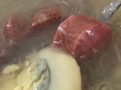 香腸、鸡蛋面线糊-翁记面线糊