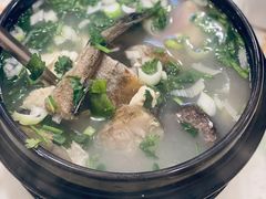 延边特色石锅明太鱼-老猎户炭火锅羊汤(万达店)