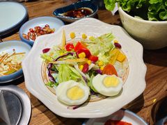 拌蔬菜-明洞阿姨·韩式酱蟹烤肉·创意料理(三元桥店)