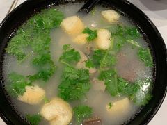 油豆腐粉丝血汤-小杨生煎(南京东路食品一店)