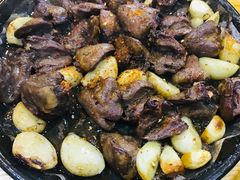 铁板烤鸡心-老东镇啤酒屋海鲜加工·蒸汽海鲜·海鲜烧烤(台东店)