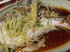 清蒸海边鱼-龙桥私厨·姜花菊花过桥鱼·顺德菜(容桂店)